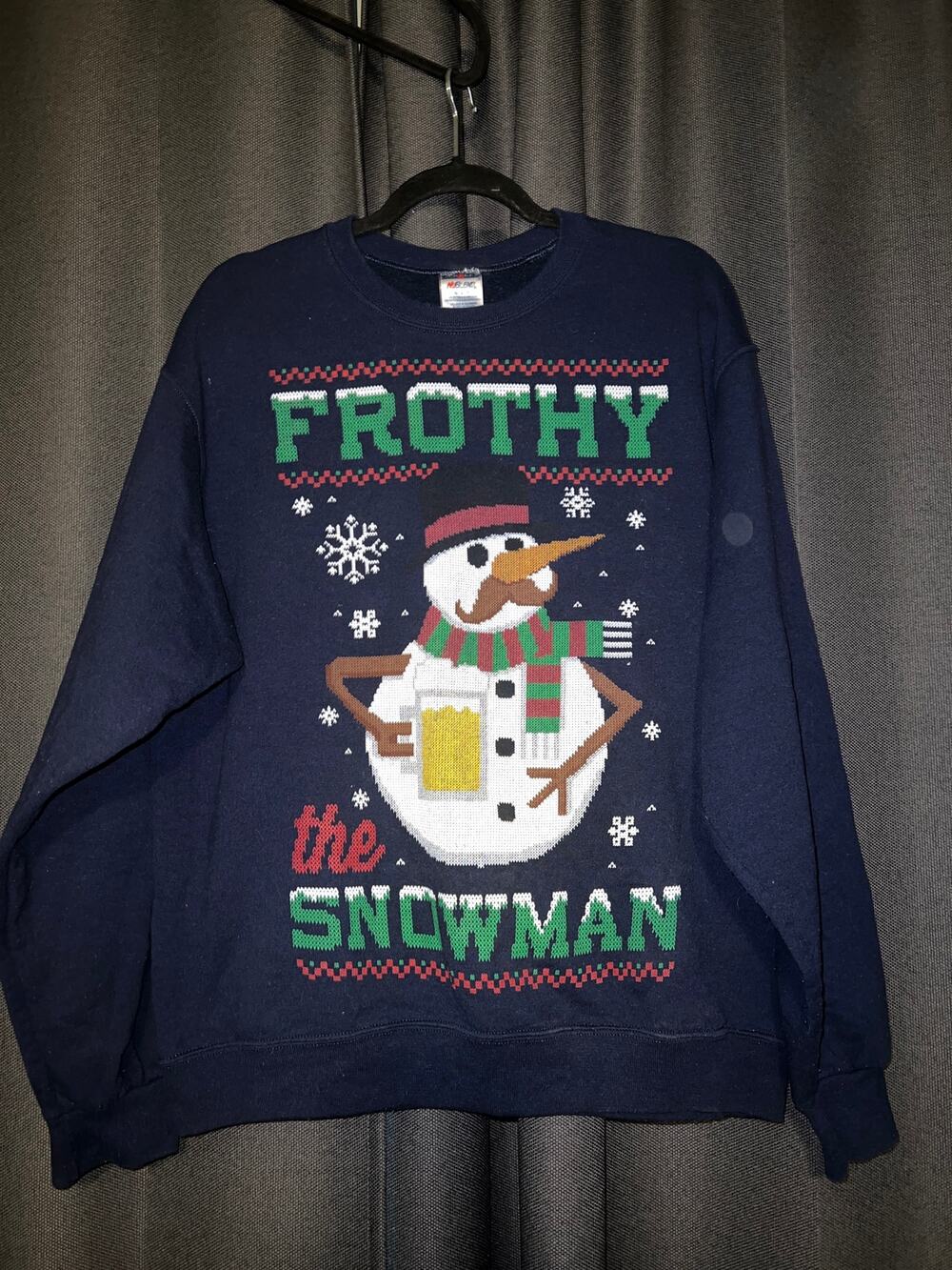 Ugly Christmas Sweater Xmas Sweatshirt Crewneck Size Medium